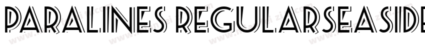 Paralines RegularSeasideResortNF字体转换